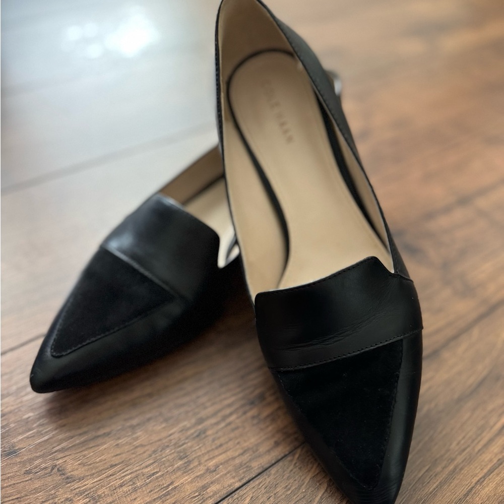 Black Cole Haan Loafers - size 6